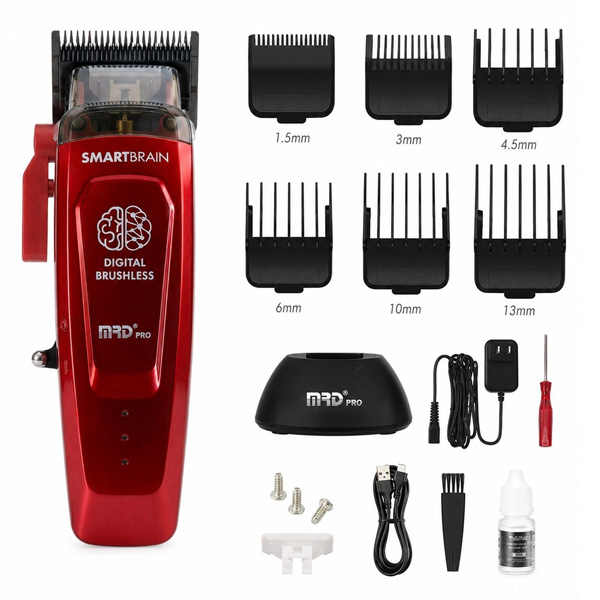 מכונת תספורת מקצועית MRD PRO HC-90-4 Red – תמונה 3
